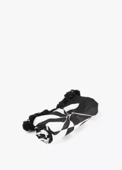 Hot Pareo blanco y negro. Accesorios|Baño