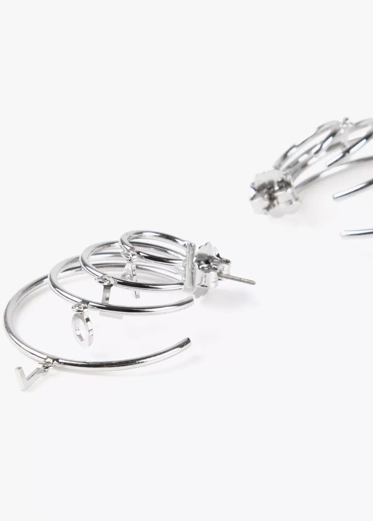 Online Pendientes 4 aros Pendientes