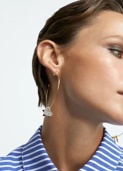 Pendientes aro y charms Pendientes