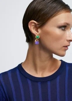 New Pendientes bicolor Pendientes