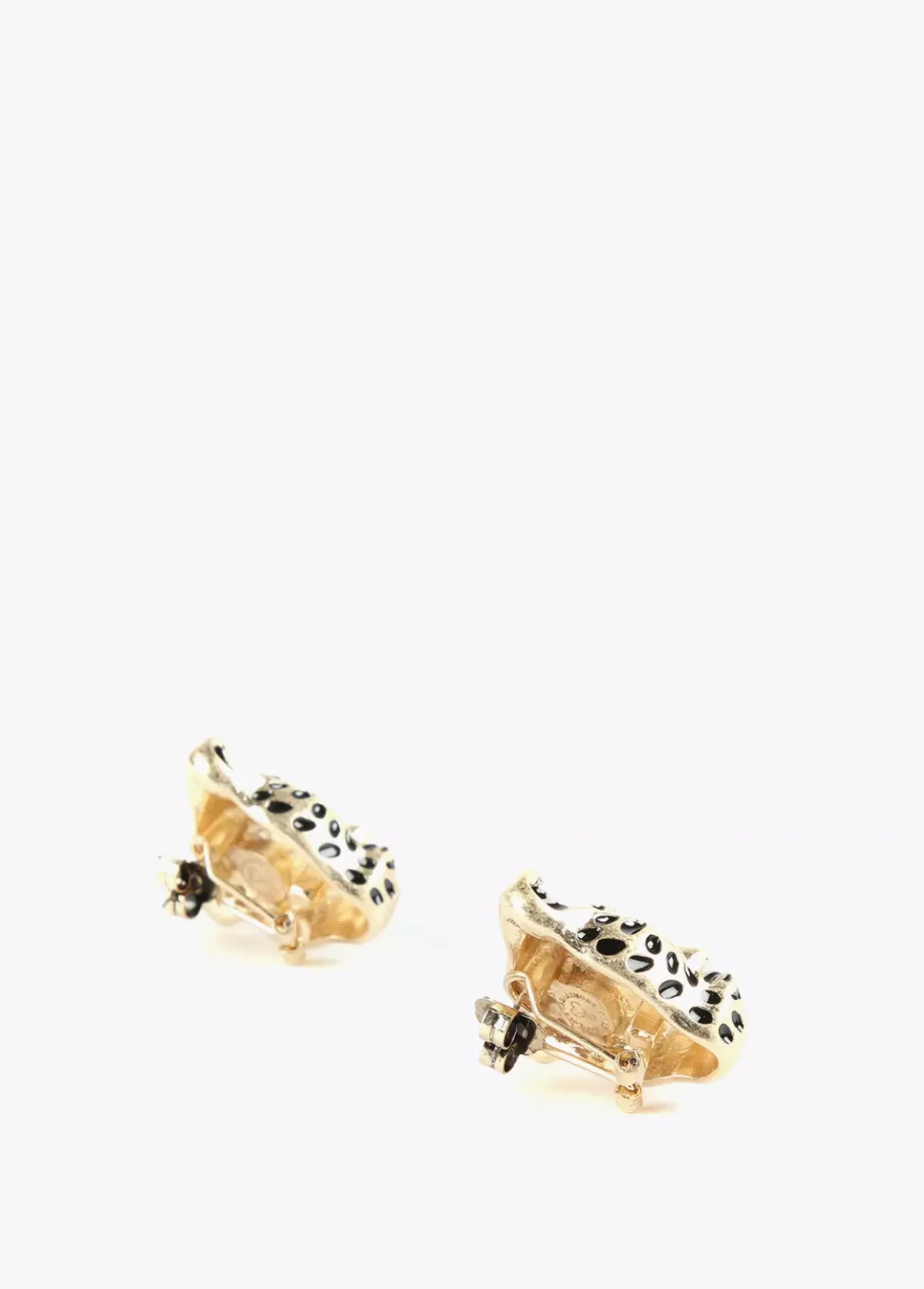 Discount Pendientes cara leopardo Bisuteria