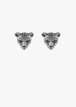 Sale Pendientes cara leopardo Bisuteria
