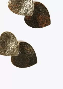 Hot Pendientes con corazones Bisuteria