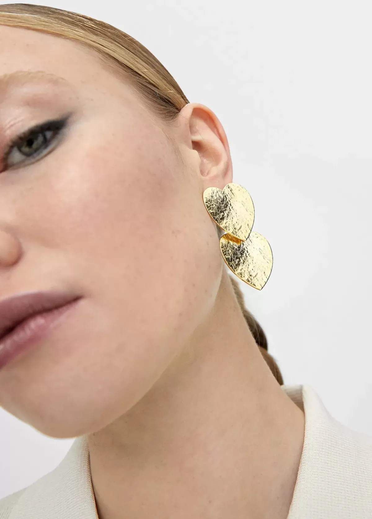 Hot Pendientes con corazones Bisuteria