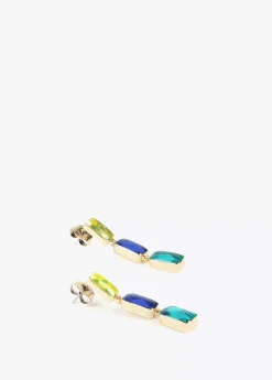 Clearance Pendientes cristales de colores Bisuteria