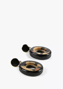 Best Pendientes de aro animal print Bisuteria