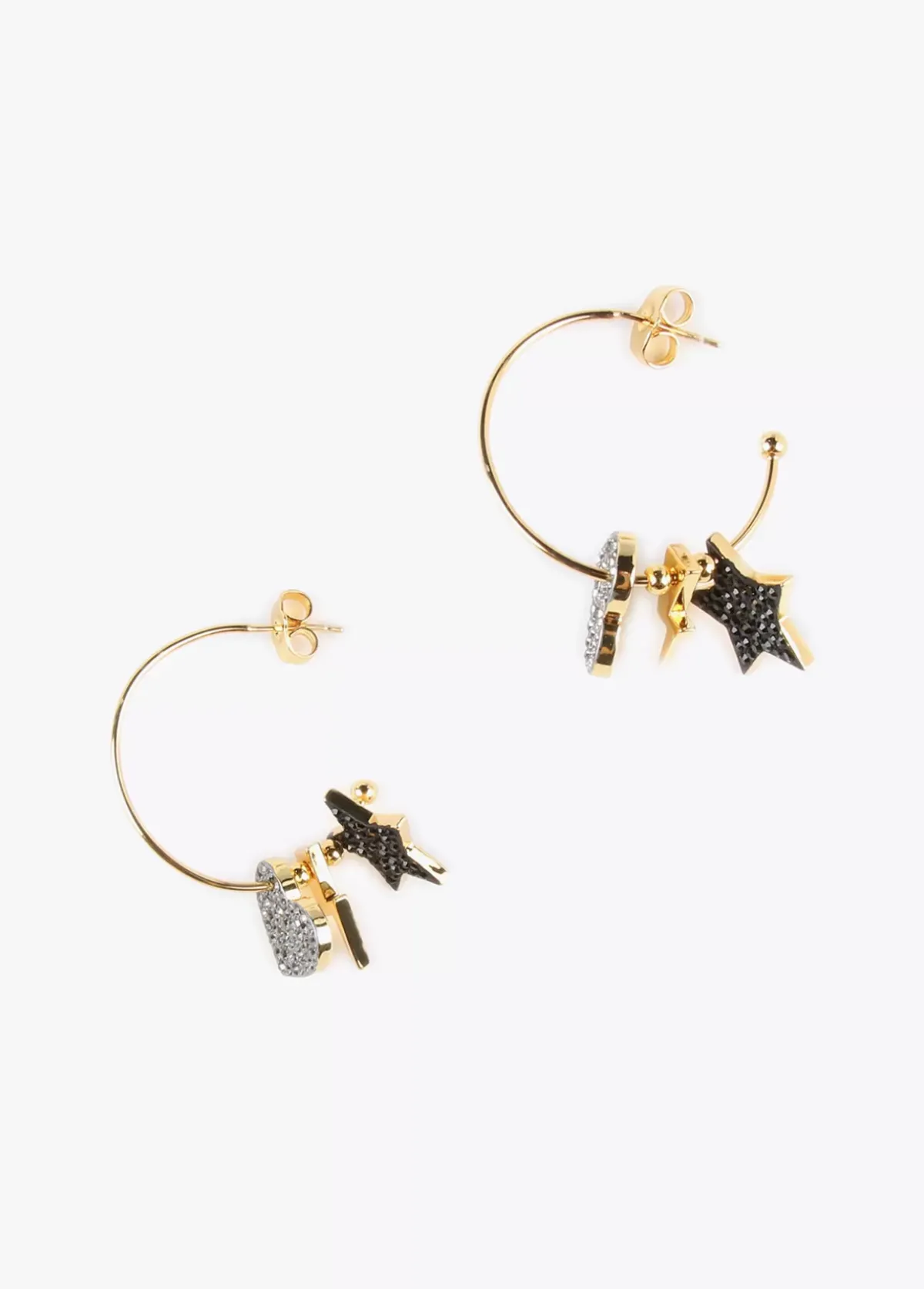 Best Pendientes de aro con charms Pendientes