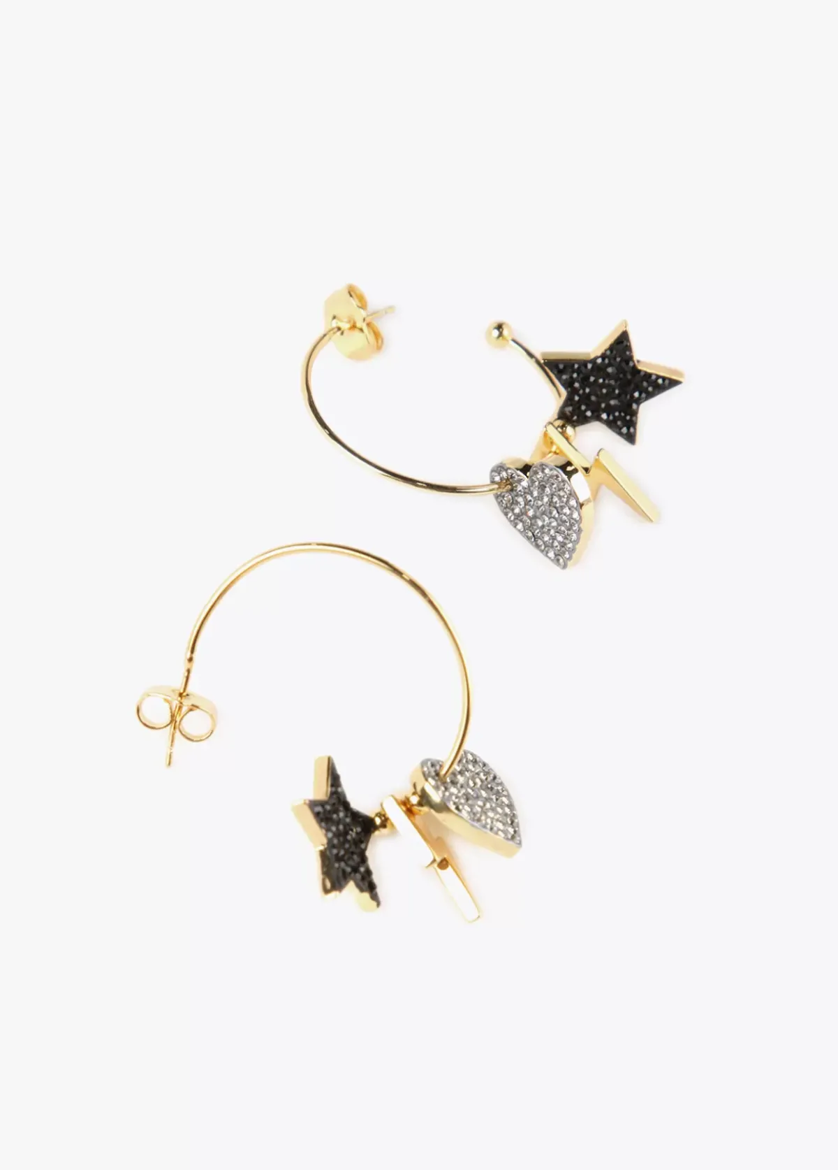 Best Pendientes de aro con charms Pendientes