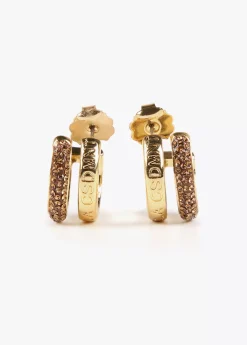 Discount Pendientes doble aro Pendientes