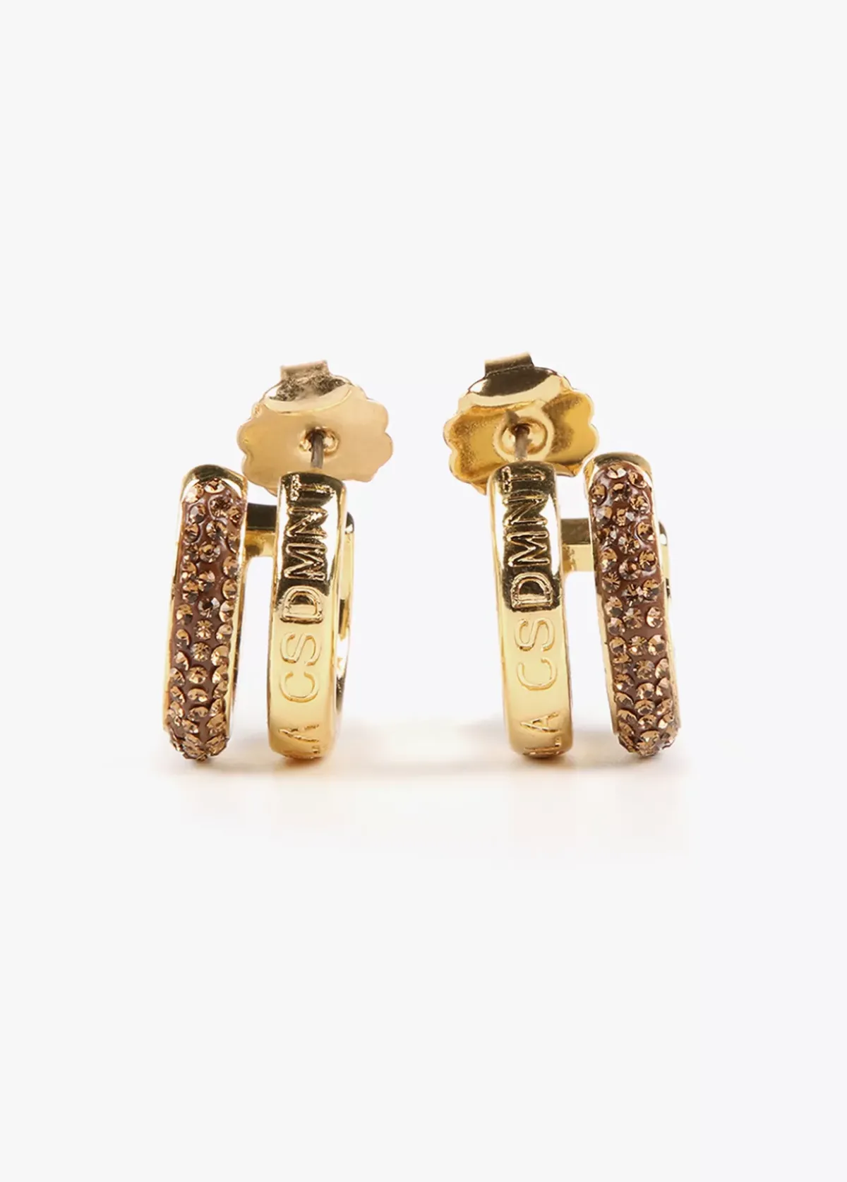 Discount Pendientes doble aro Pendientes