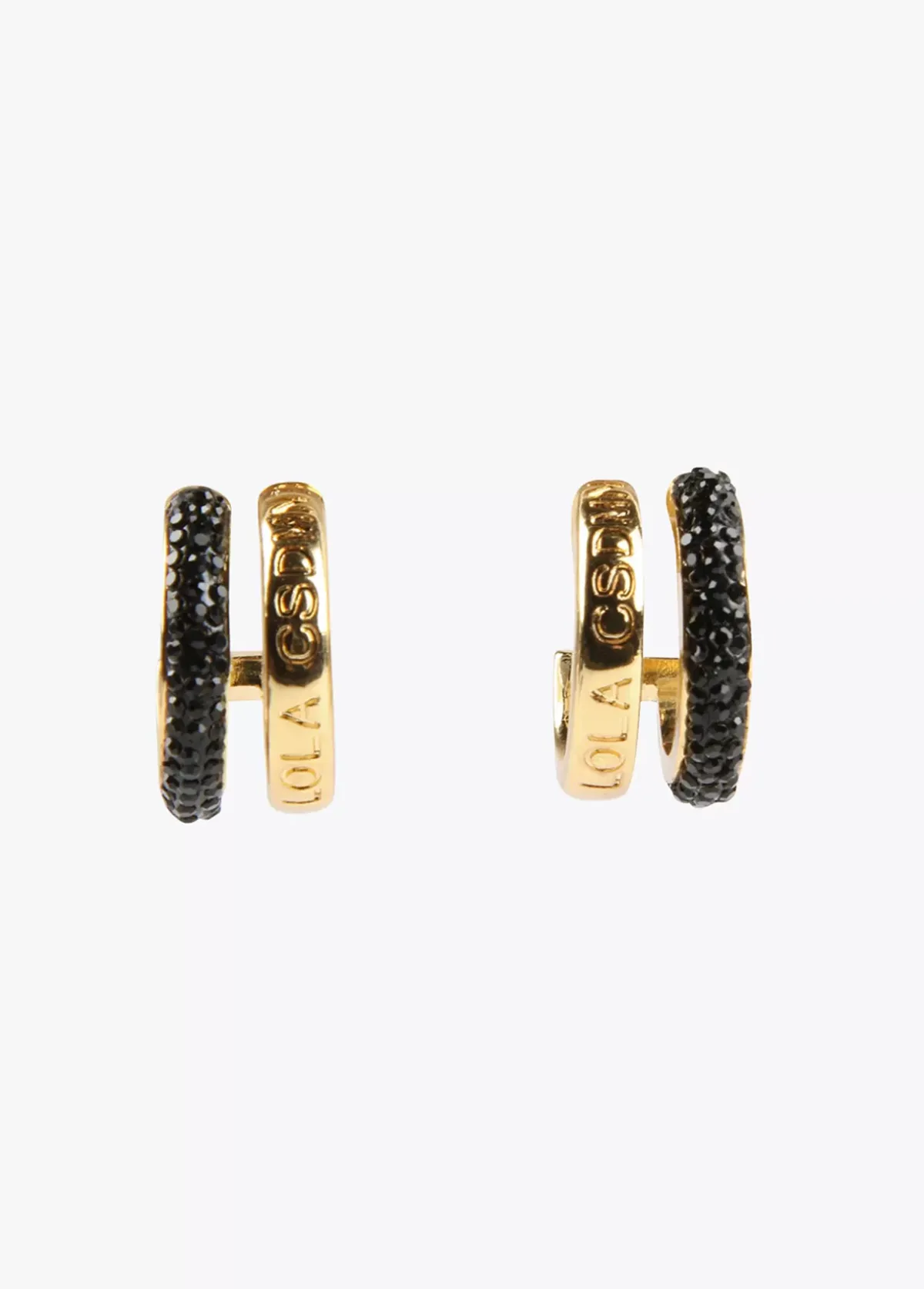 New Pendientes doble aro Pendientes