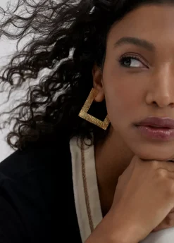 Sale Pendientes s de aros cuadrados Bisuteria