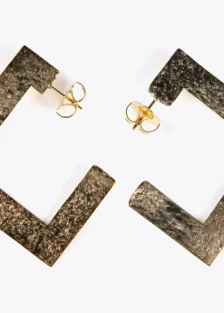 Sale Pendientes s de aros cuadrados Bisuteria