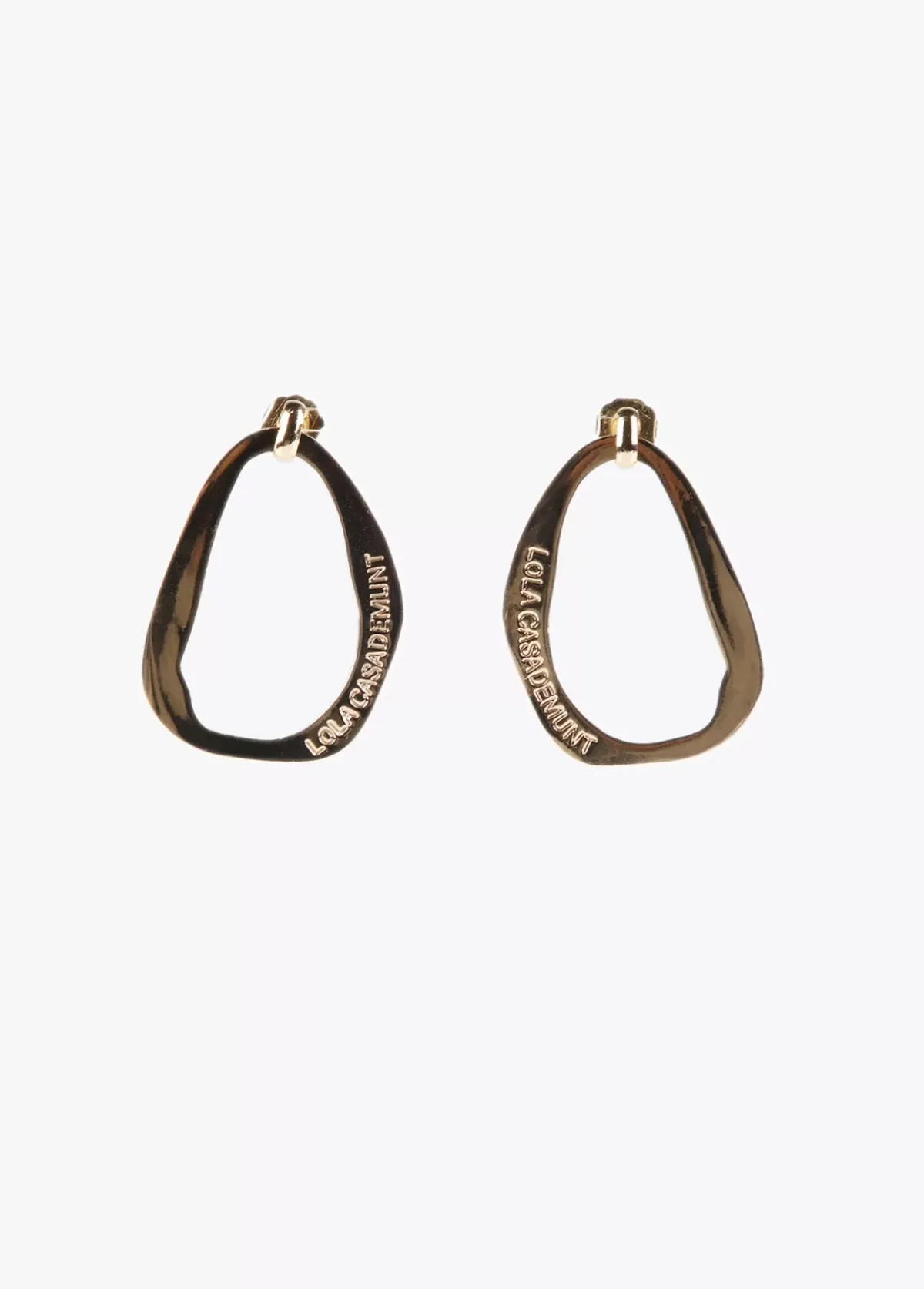 Outlet Pendientes óvalo grande Bisuteria