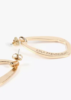 Outlet Pendientes óvalo grande Bisuteria