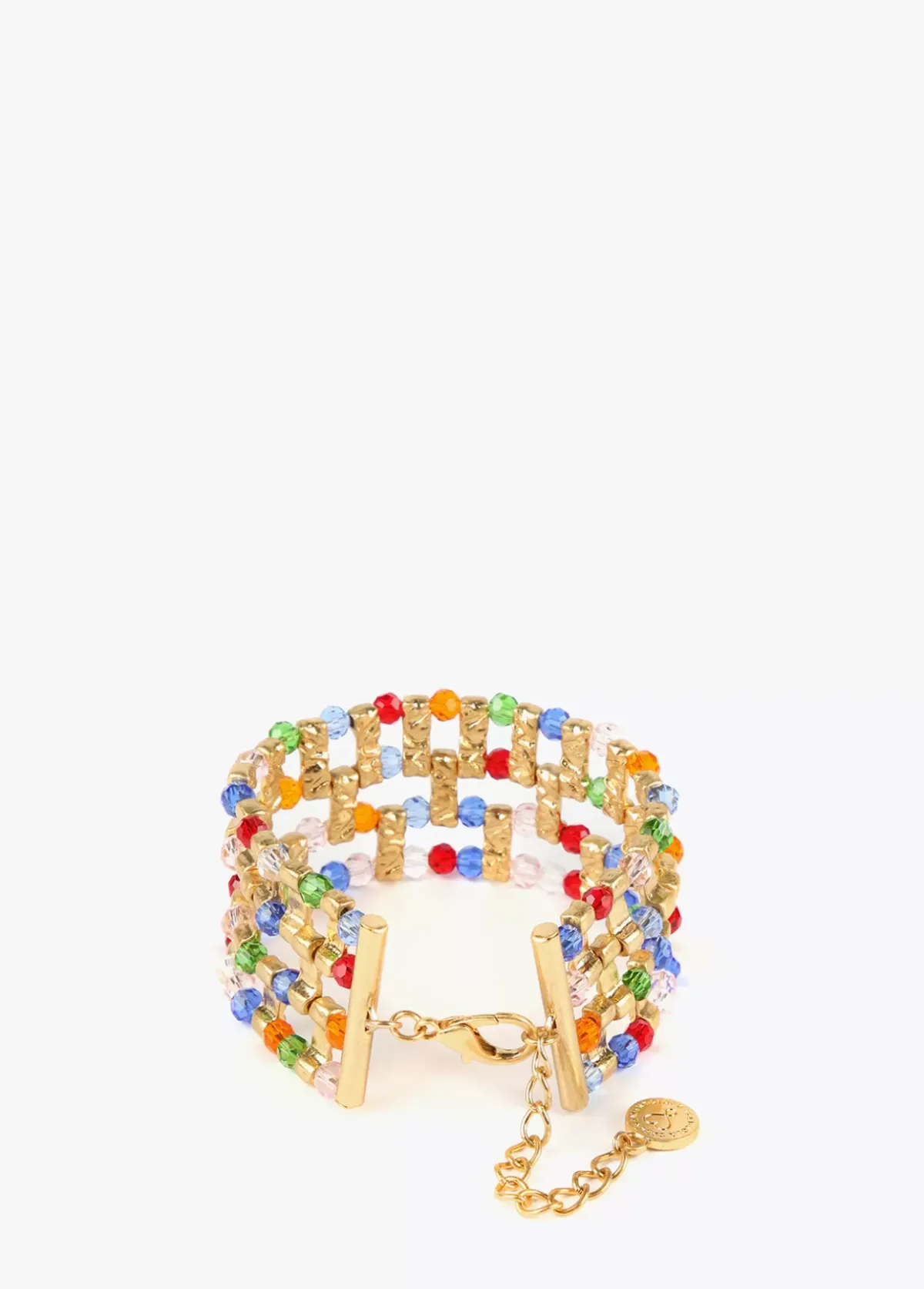 Pulsera cristales multicolor Bisuteria