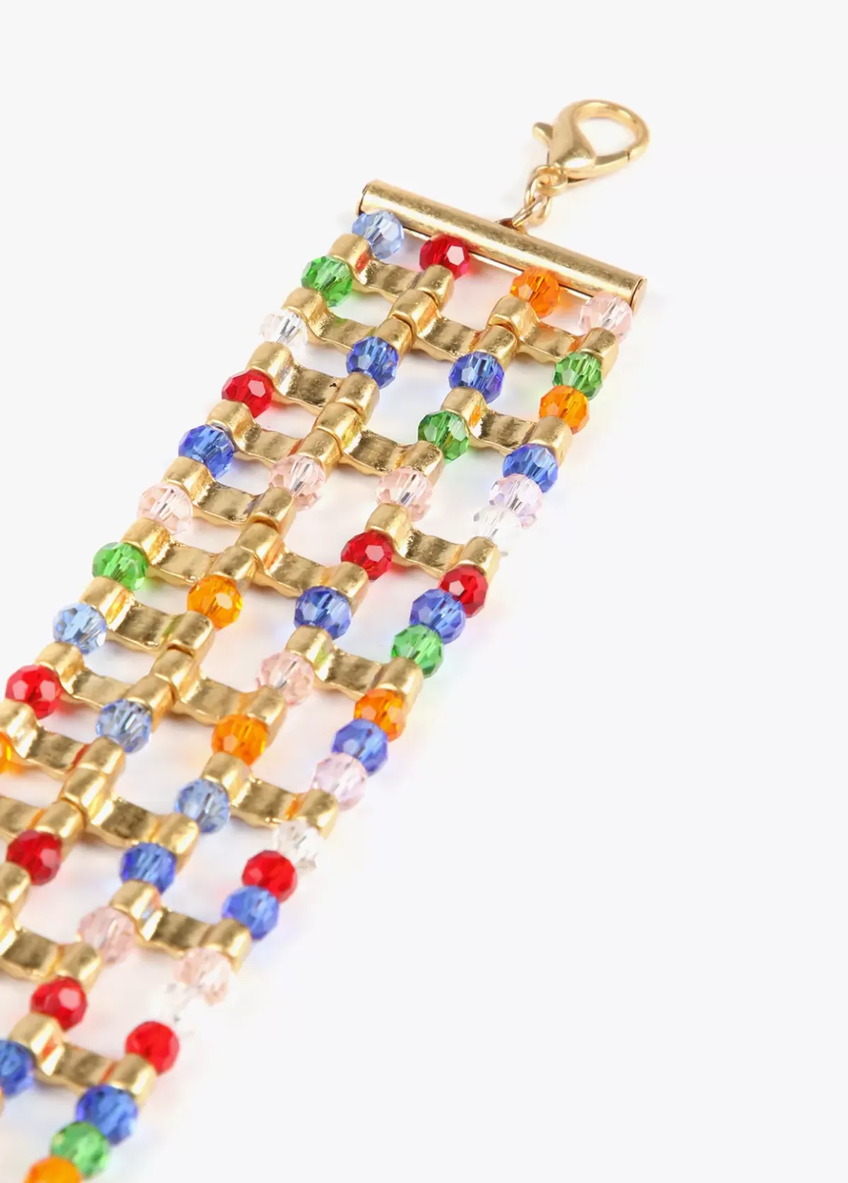 Pulsera cristales multicolor Bisuteria