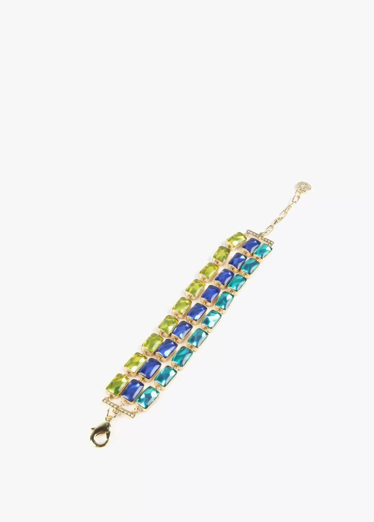 New Pulsera de cristales multicolor Bisuteria