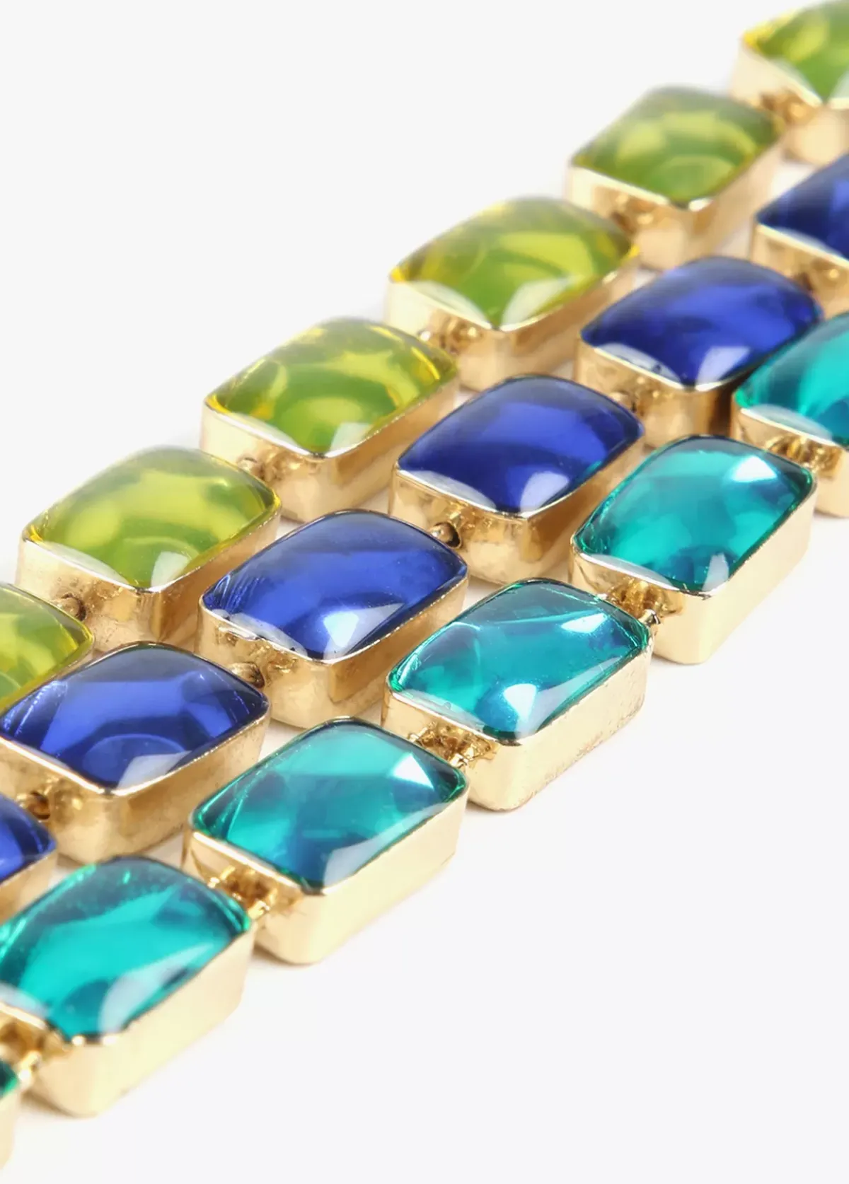 New Pulsera de cristales multicolor Bisuteria