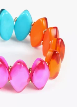 Discount Pulsera elástica colores Bisuteria