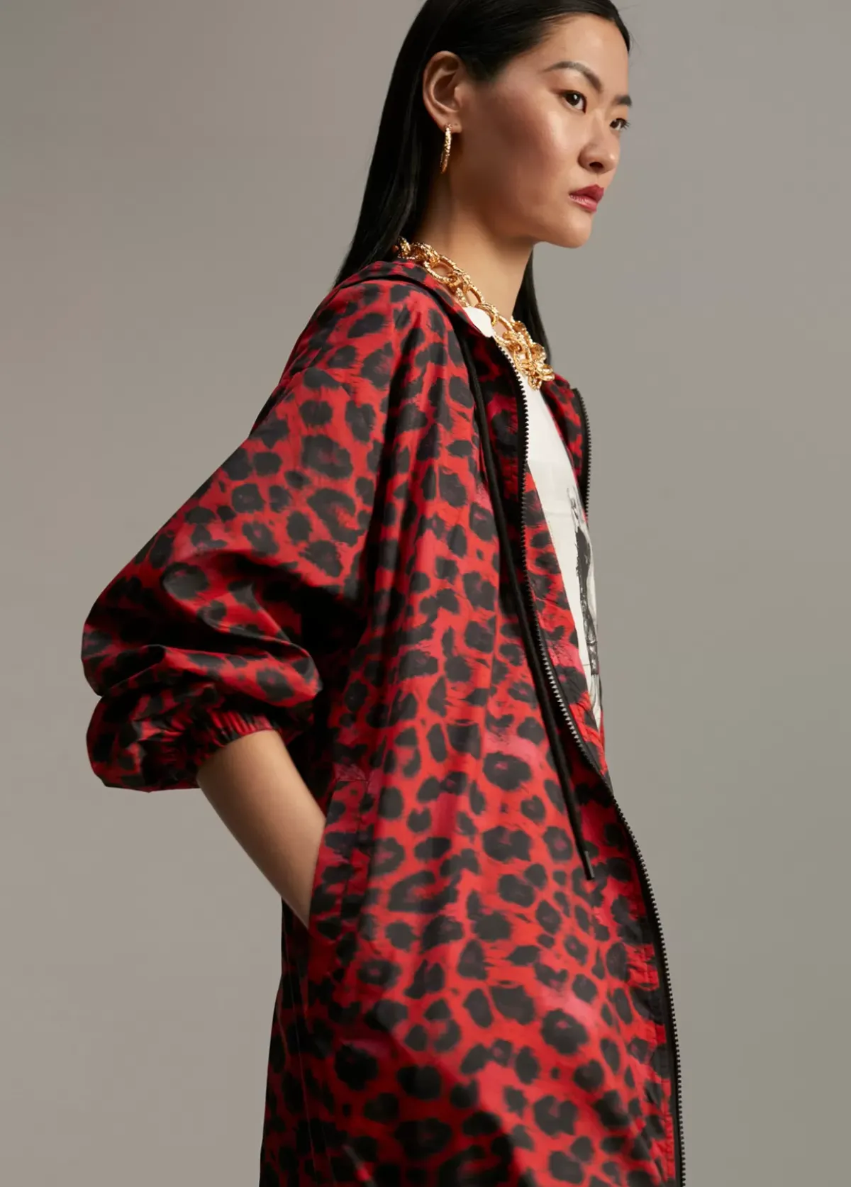Outlet Raincoat animal print Animal Print|Chaquetas Y Gabardinas