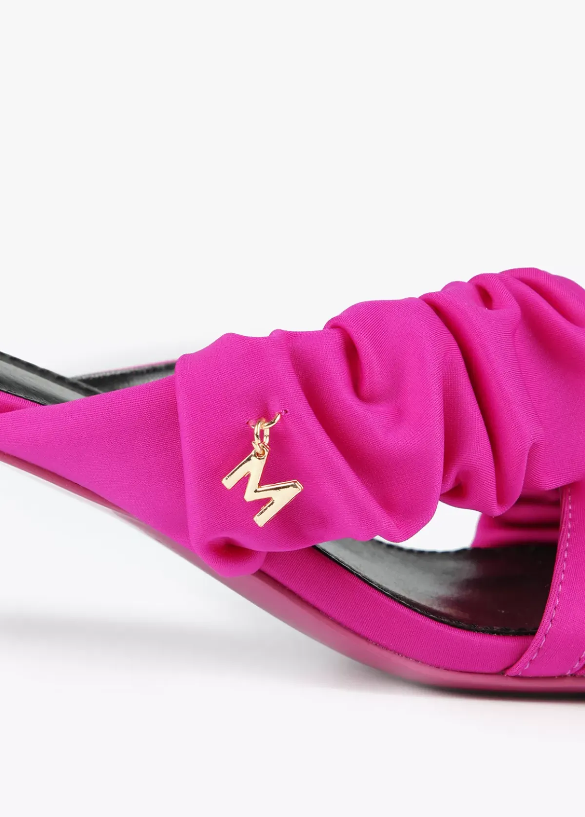 Online Sandalia de tacón con fruncido Calzado