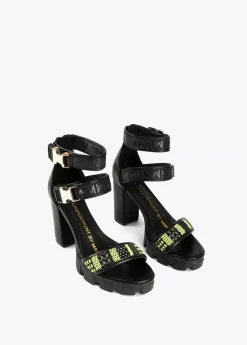 Sale Sandalia de tacón tipo cangrejera Calzado