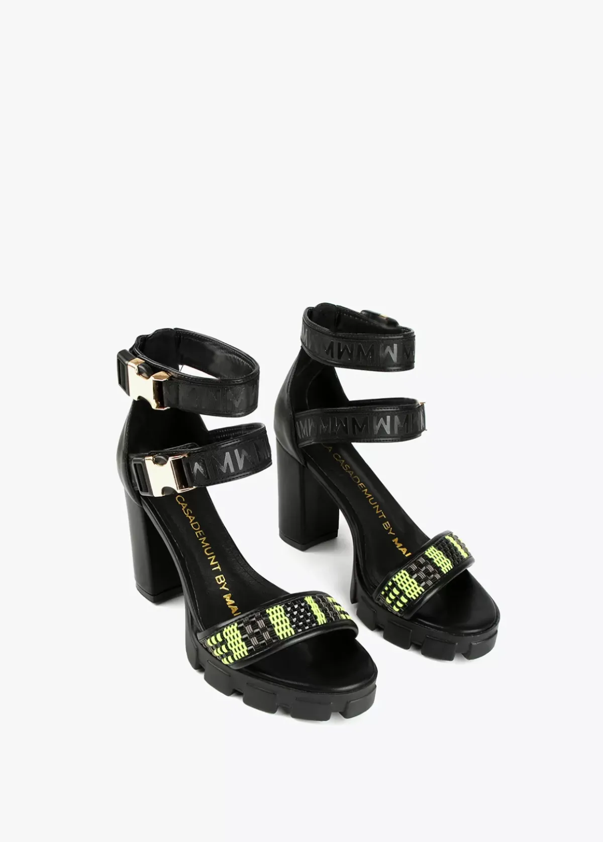 Sale Sandalia de tacón tipo cangrejera Calzado