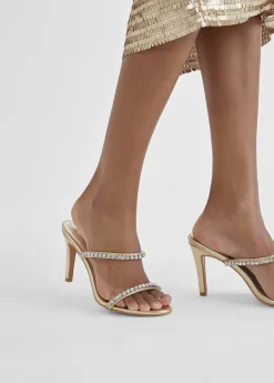 Clearance Sandalia de tacón y tiras Calzado