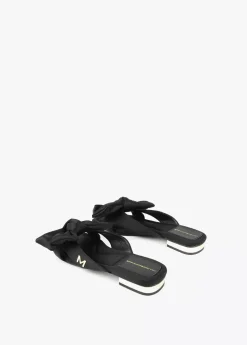 Outlet Sandalia plana con lazo Calzado