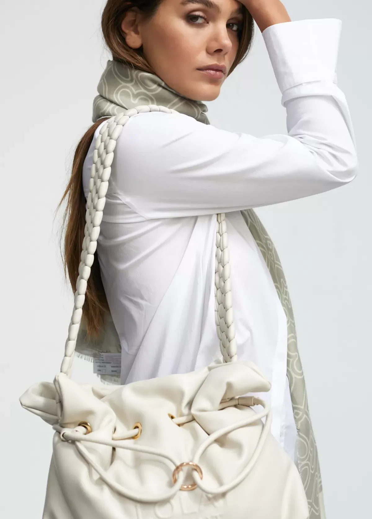 Shopper asa trenzada Bolsos Shopper|Bolsos De Hombro