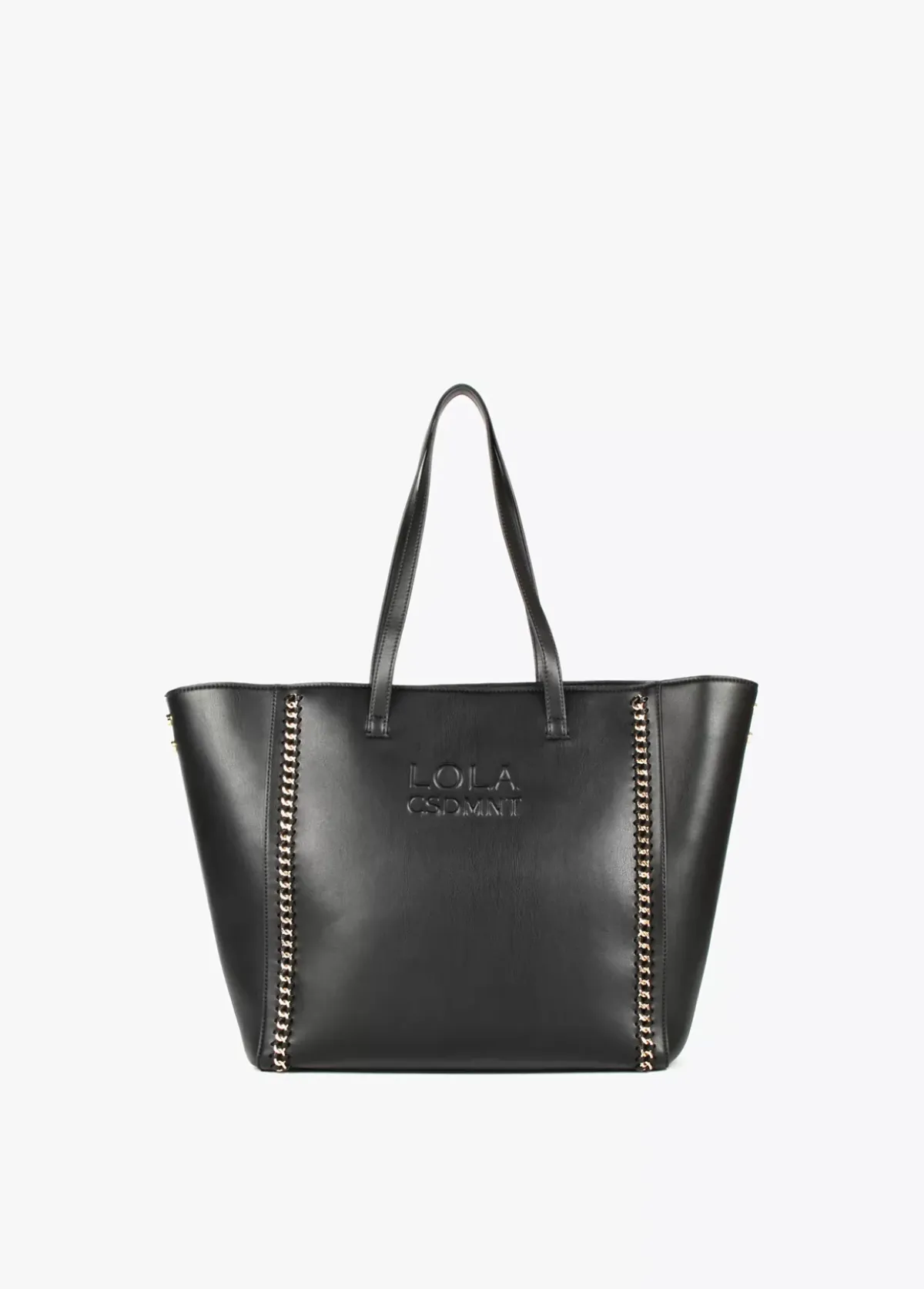 Shopper detalle cadenas Bolsos De Hombro|Bolsos Grandes
