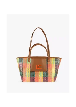 Shopper doble asa multicolor Bolsos