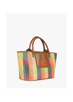 Shopper doble asa multicolor Bolsos