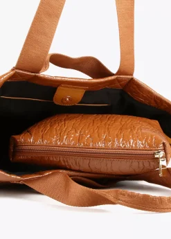 Discount Shopper efecto charol Bolsos Shopper|Bolsos De Hombro