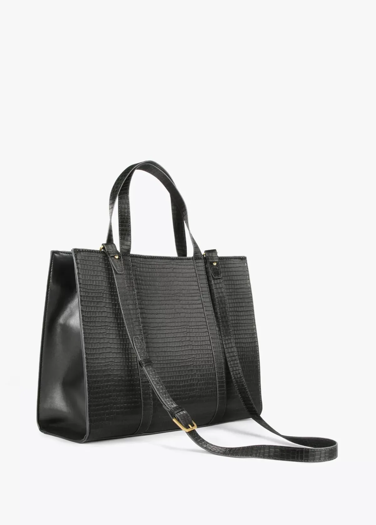 Discount Shopper efecto piel cocodrilo Bolsos Shopper|Bolsos De Hombro