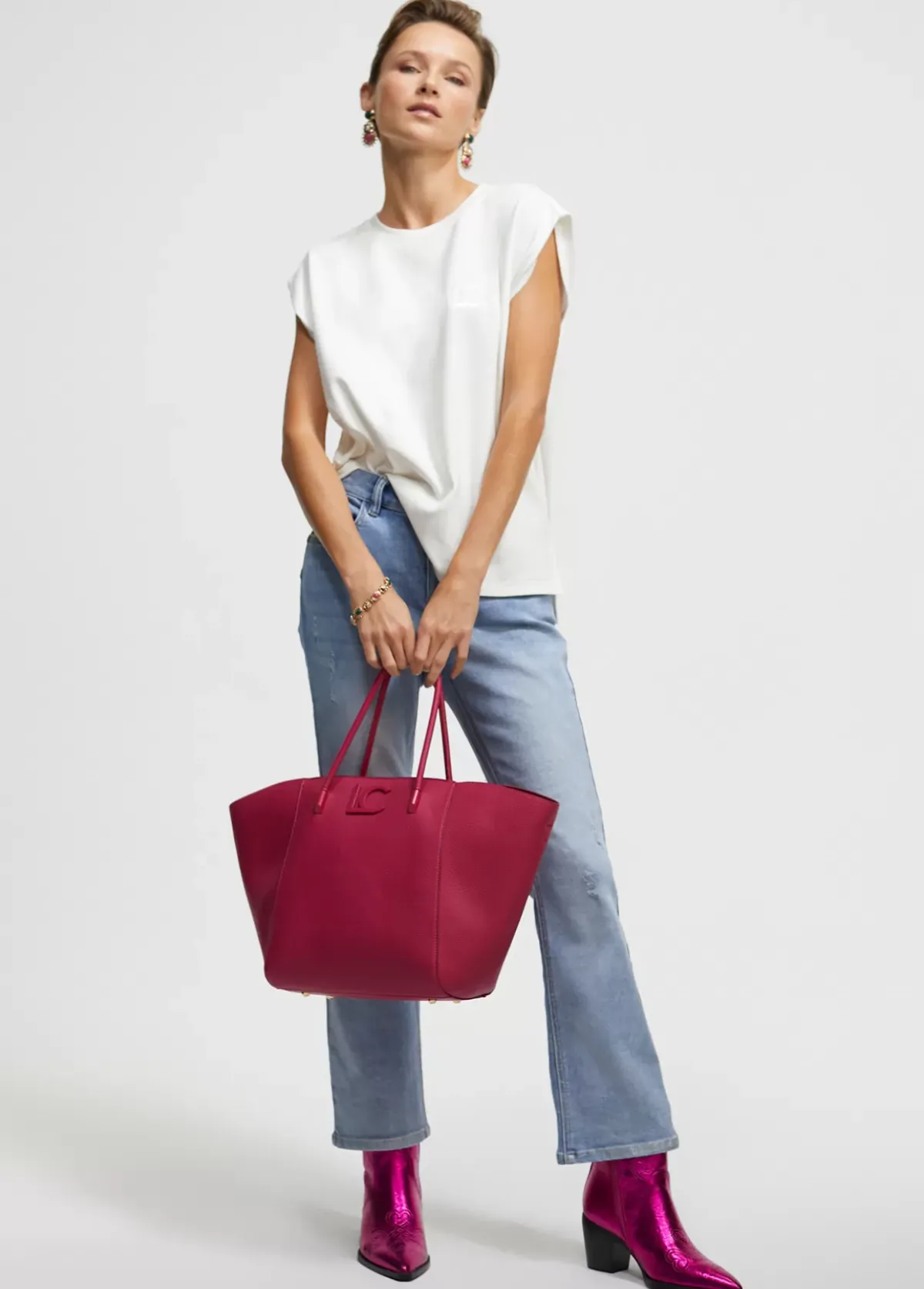 Clearance Shopper efecto piel granulado Bolsos Shopper|Bolsos De Hombro