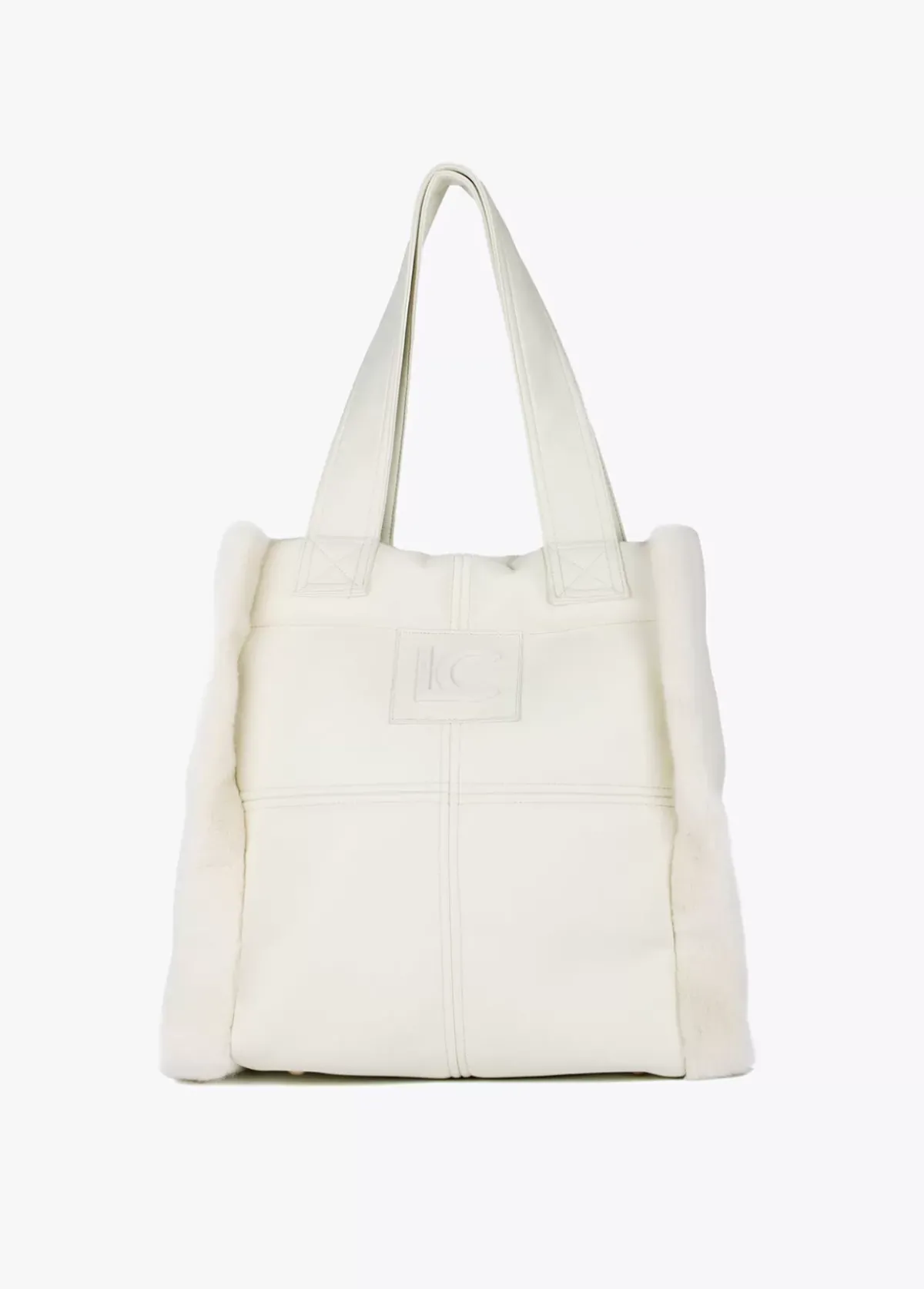 Outlet Shopper efecto piel y pelo Bolsos De Hombro|Bolsos Grandes