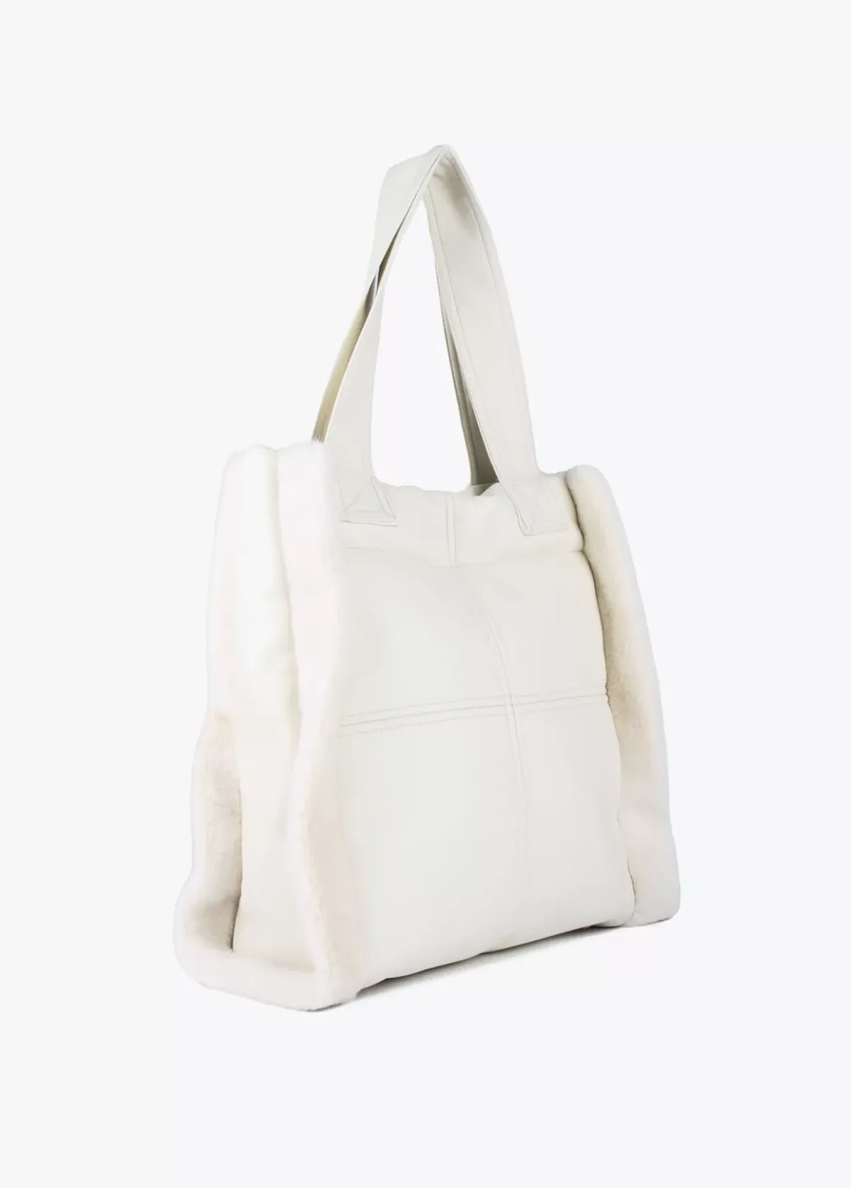 Outlet Shopper efecto piel y pelo Bolsos De Hombro|Bolsos Grandes