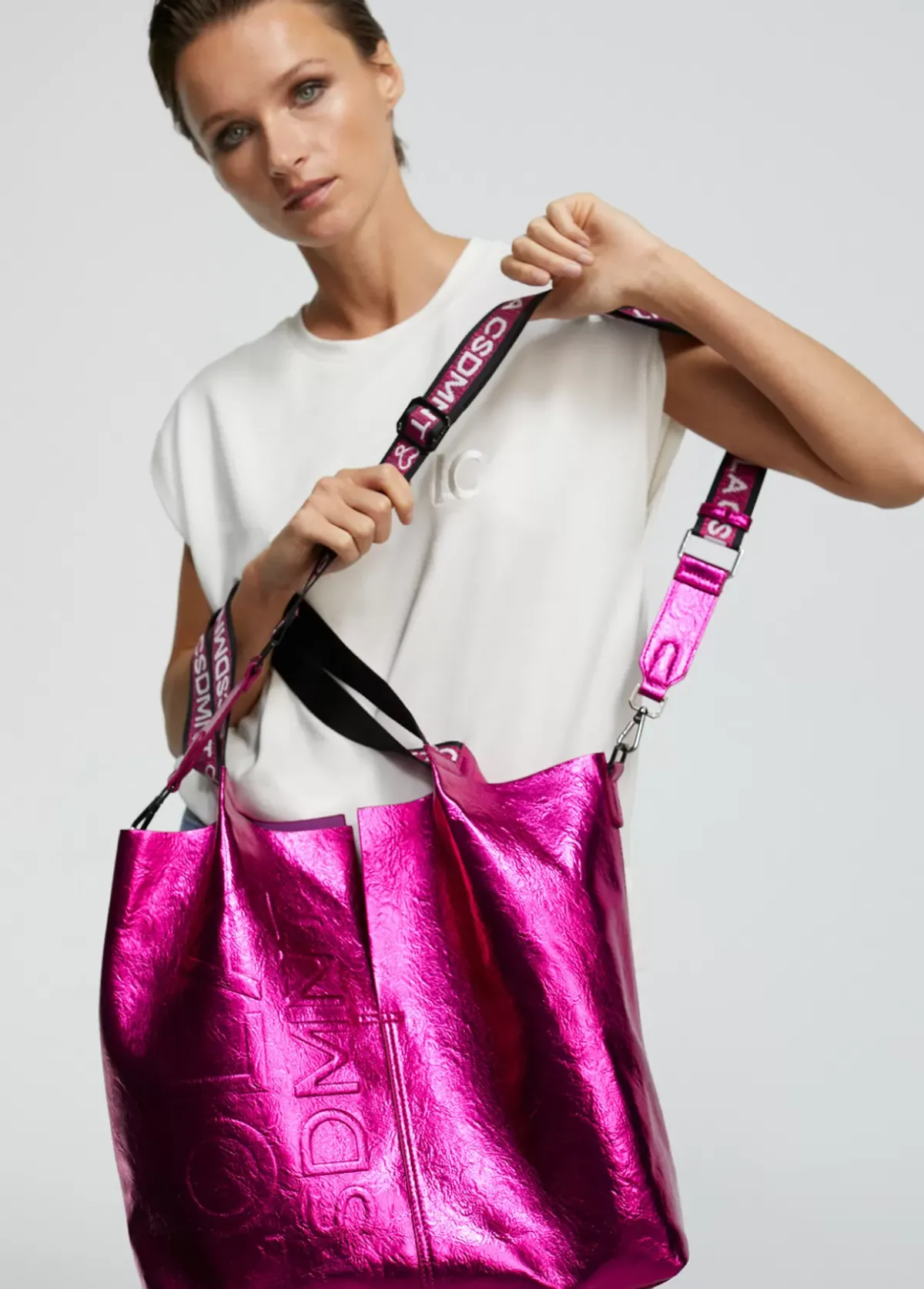 Best Shopper metalizado Bolsos Shopper|Bolsos De Hombro