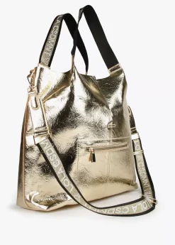 Outlet Shopper metalizado Bolsos Shopper|Bolsos De Hombro
