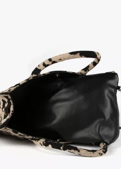 Online Shopper tejido animal Bolsos Shopper|Bolsos Grandes