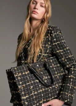 Online Shopper tweed Bolsos Shopper|Bolsos Grandes