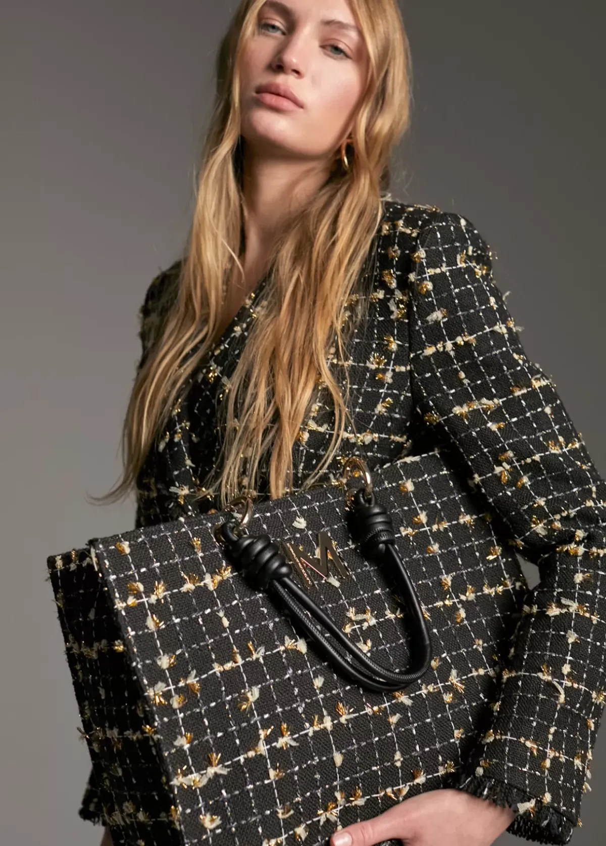 Online Shopper tweed Bolsos Shopper|Bolsos Grandes