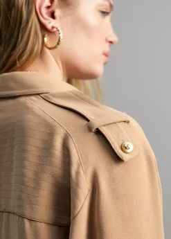 Clearance Sobre camisa bolsillos Camisas Y Blusas