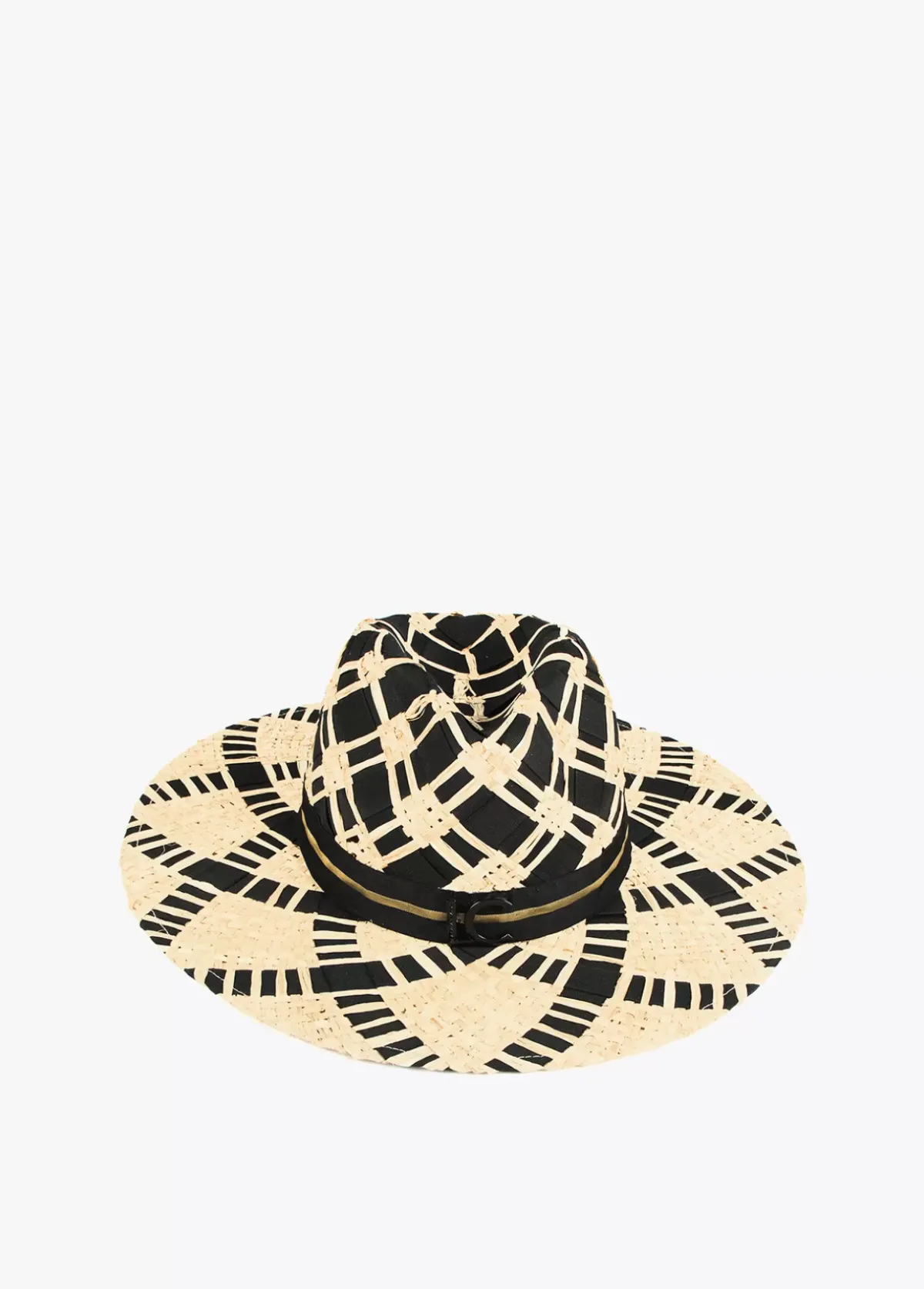 Hot Sombrero trenzado bicolor Accesorios|Baño