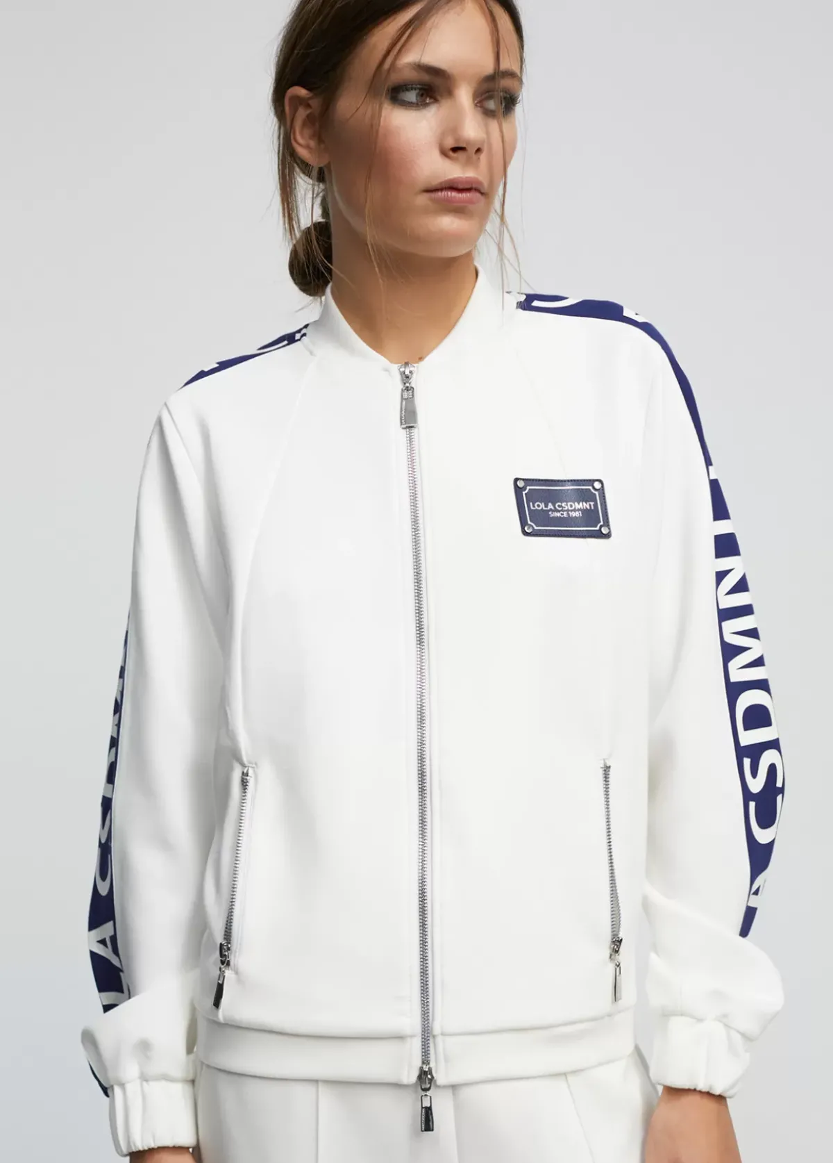 Best Sudadera bicolor cremallera Sudaderas