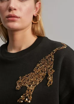 Discount Sudadera detalle tigres Animal Print|Sudaderas