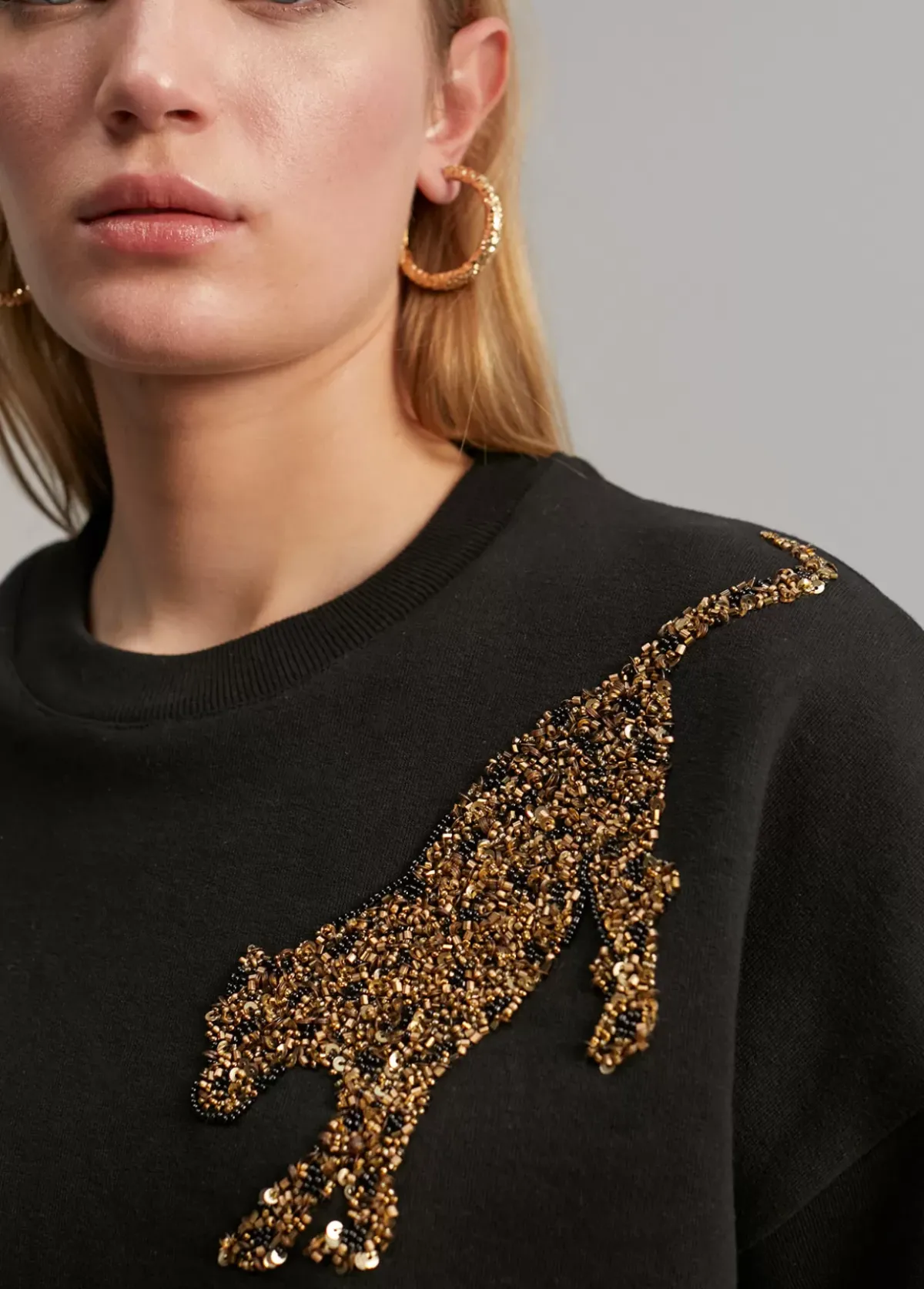 Discount Sudadera detalle tigres Animal Print|Sudaderas