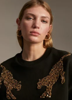 Discount Sudadera detalle tigres Animal Print|Sudaderas